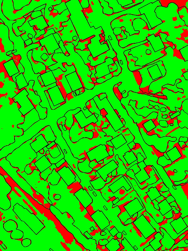 red/green image
