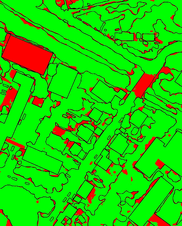 red/green image