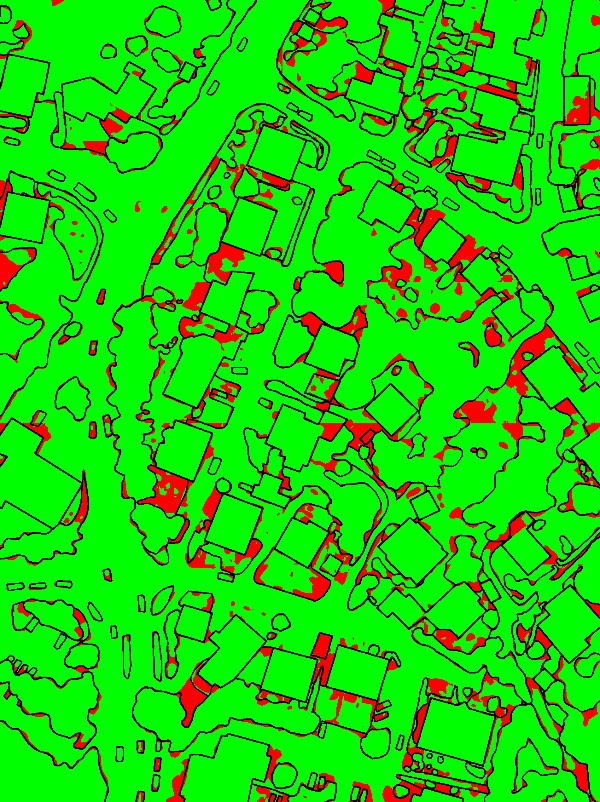 red/green image