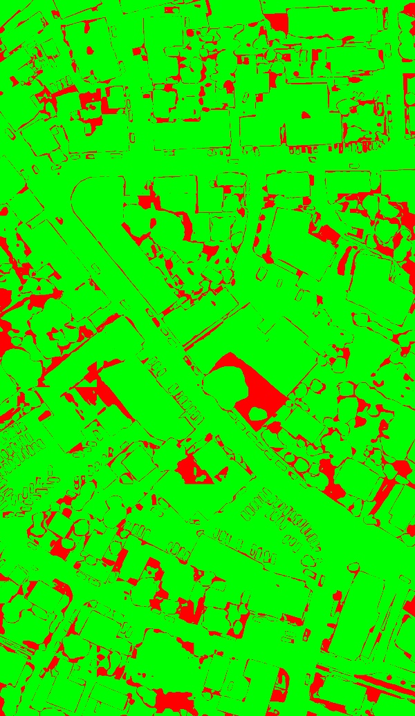 red/green image