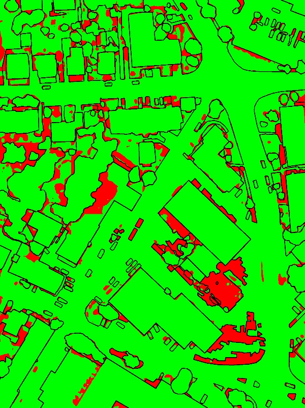 red/green image