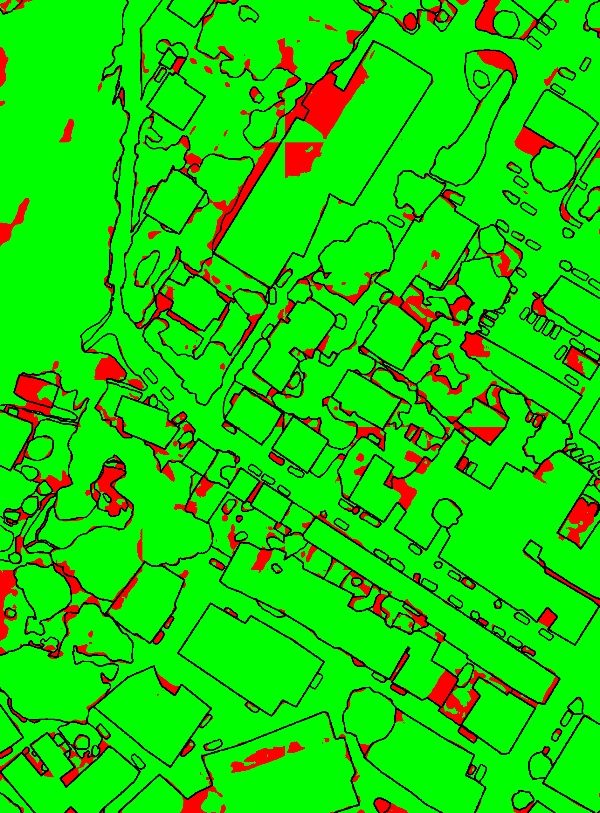 red/green image