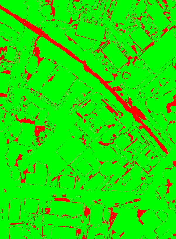 red/green image