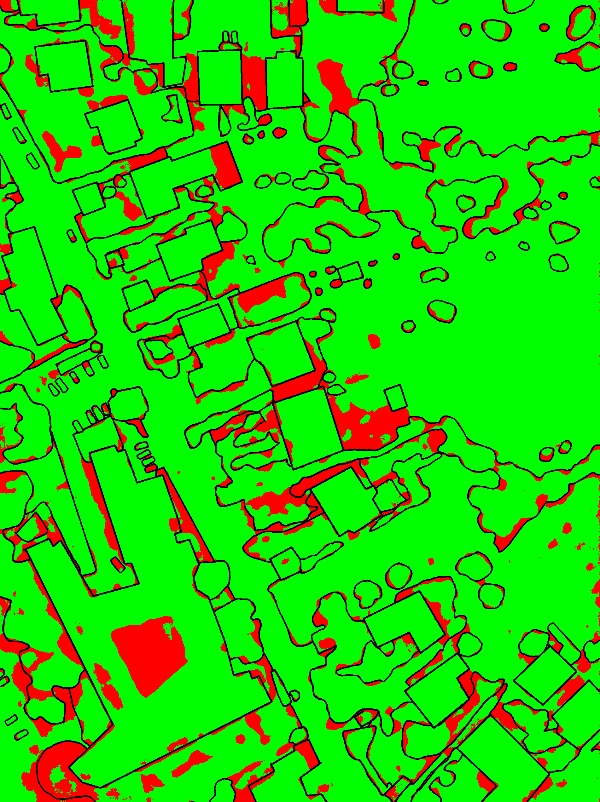 red/green image