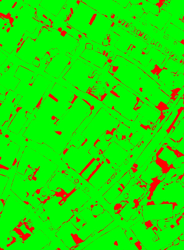 red/green image