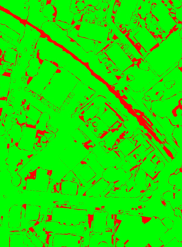 red/green image