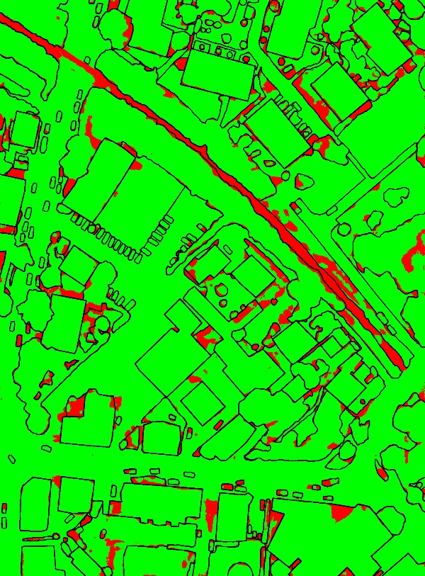 red/green image