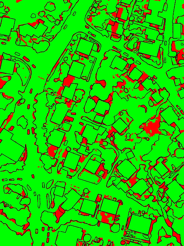 red/green image