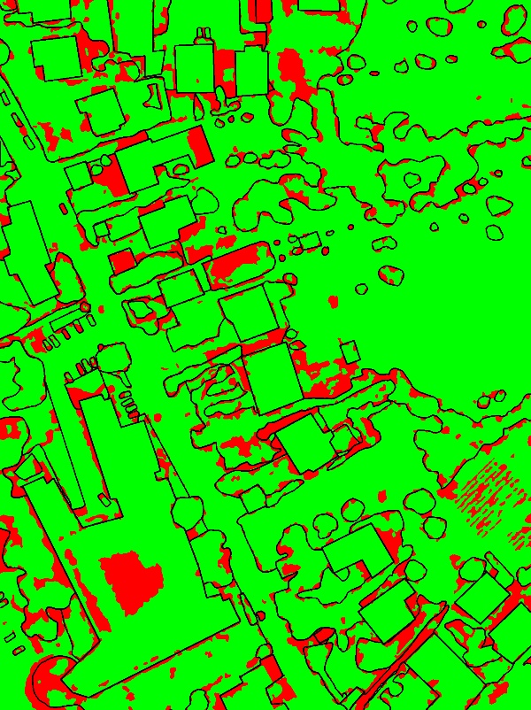 red/green image