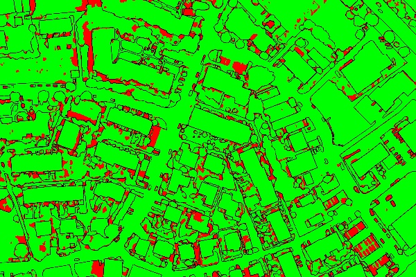 red/green image