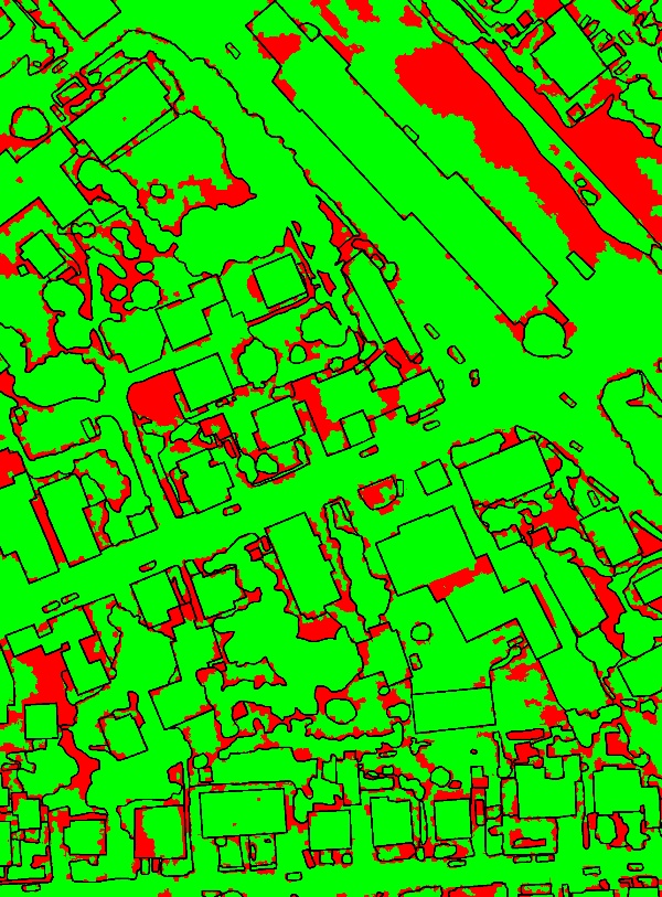 red/green image