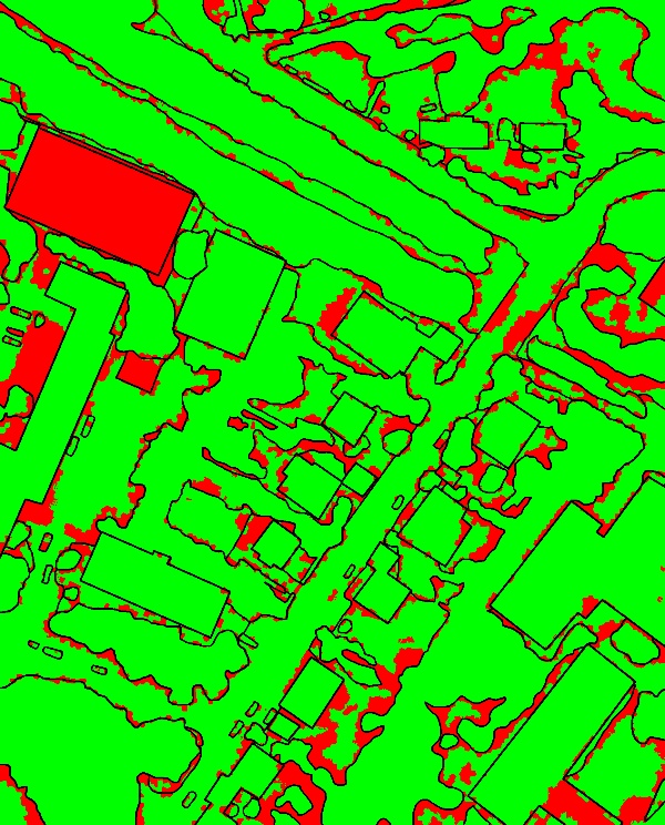 red/green image