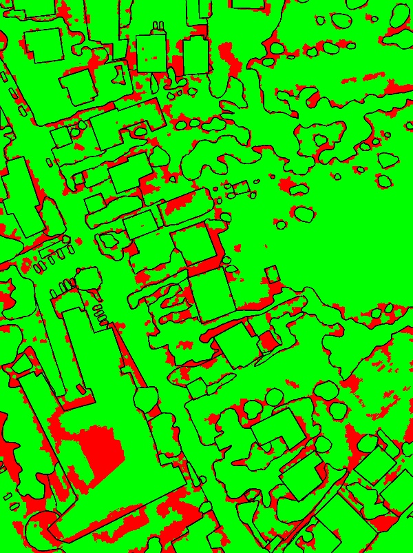 red/green image