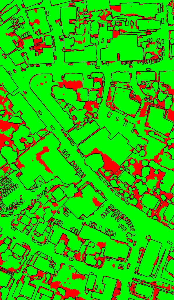 red/green image