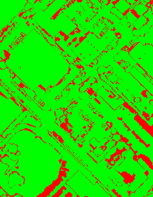 red/green image