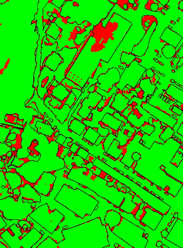red/green image