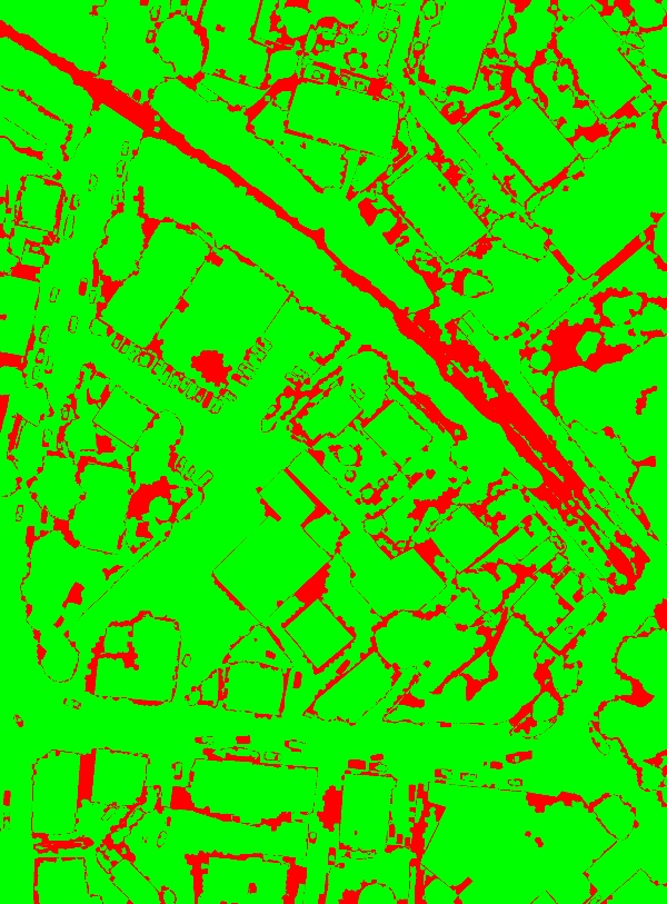 red/green image