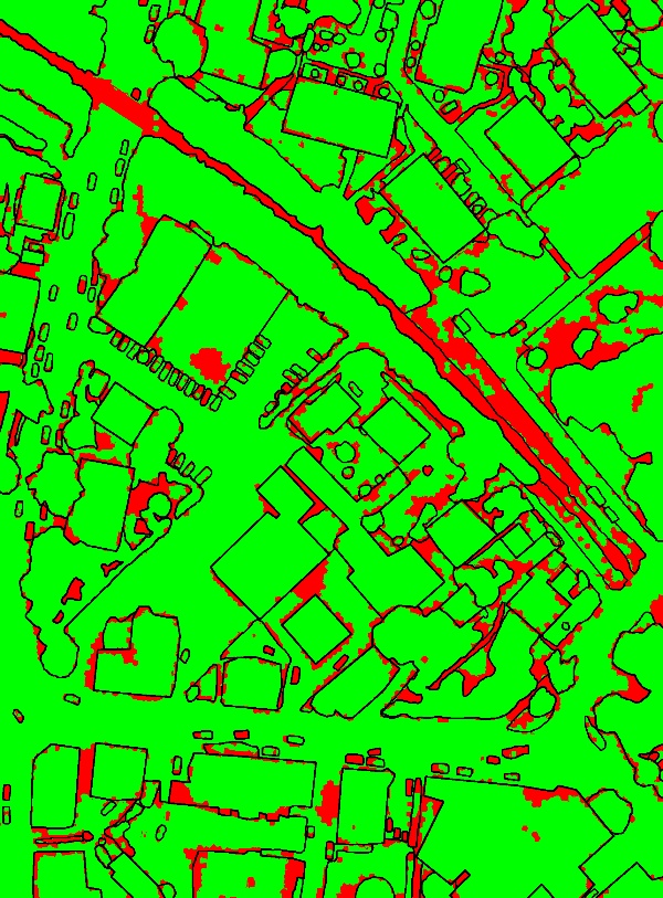 red/green image